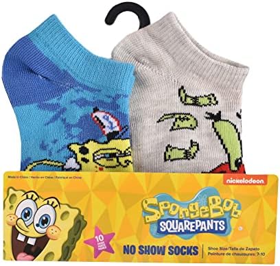 Spužvabob kvadratne hlače za dječake, 10 paketa čarapa