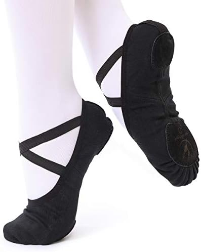Baletne cipele za žene djevojke, baletne papuče plesne cipele istezanje platna za odrasle osobe za djecu