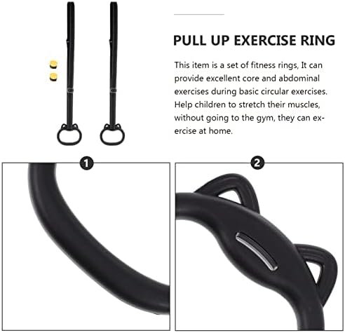 OFPPortble Workout Sets Sets Set Sets Set Sets Fitness Gym Ring Set - UP RING RINGE DJECE FITNINSKE VISENJE RINGINSKI RINGS Ne -fitness