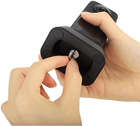JoySog radna baza za insta360 x3 panoramska akcijska kamera, vertikalni stalak zaštitni držač za brz mount za selfie video - crno