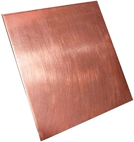 Xunkuaenxuan Metalna bakrena folija 99,9% bakreni lim metal ploča Materijal 100x150mm mesinga