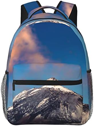 Wowbed Mountain Peak casual ruksak s tiskanim ruksakom, modni klasični torba za laptop, putovanja kampiranje planinarenje