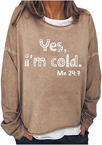 Tinejdžerka da im hladno print labavi fit plus size kaput outfits outfits tweacr majica dugih rukava zimski jesen kaput 2023