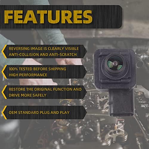 Dasbecan stražnji pogled Backup Camera kompatibilna s Ford F150 2015-2017 Zamjenjuje FL3Z-19G490-D FL3Z-19G490-B PARKING ASPATEM KAMERE