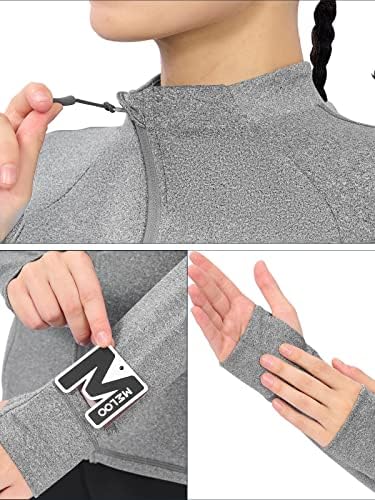 Meloo ženske lagane jakne za trčanje - puni zip Slim Fit Athletic Works Sports Track Jackets džepovi