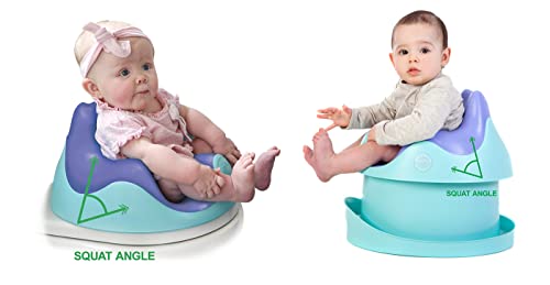 Baby Throne Squat za toaletno sjedalo za trening-3-u-1-toaletno sjedalo za tod i malu djecu prikladno za bebe i mališani s čuvarama