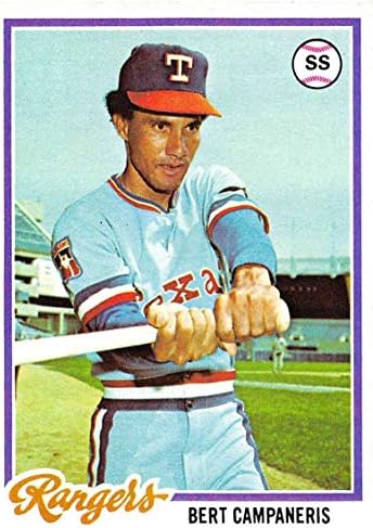 1978. Topps 260 BERT CAMPANERIS Texas Rangers MLB bejzbol kartica ex izvrsno