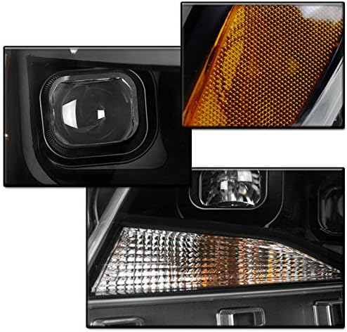 LED kvadratna svjetla projektora prednja svjetla u crnoj boji sa 6 plavom bojom su kompatibilna s izdanjem 2015-2019