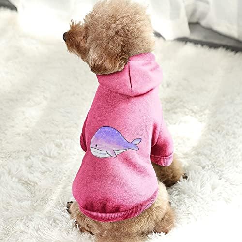 Svemirski kitovi personalizirani kućni kućni ljubimci meka ugodna pseća odjeća prozračne džempere za kućne ljubimce s šeširom xl