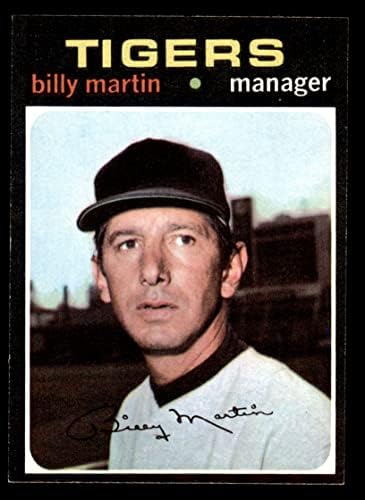 1971. Topps 208 Billy Martin Detroit Tigers NM Tigers