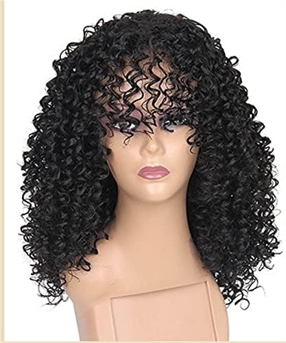 Perike za kosu za žene afro labave kovrčave Bob Perike sa šiškama dužine ramena Perike otporne na toplinu moda za zabave